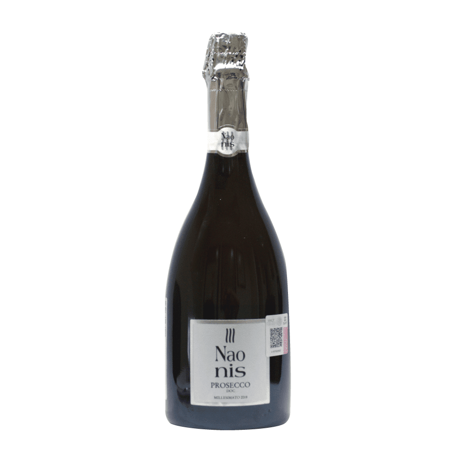 vino italiano espumoso Prosecco DOC, Extra Dry Millesimato, Naonis Collection