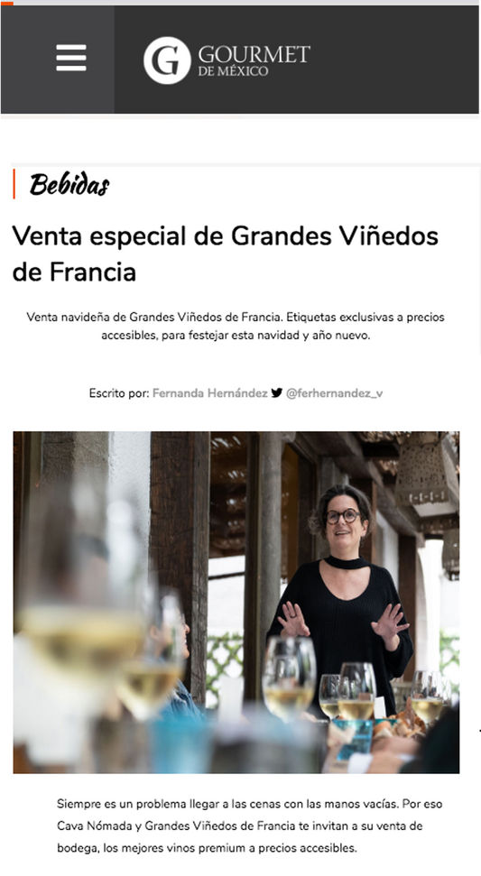 Venta especial de grandes viñedos de Francia
